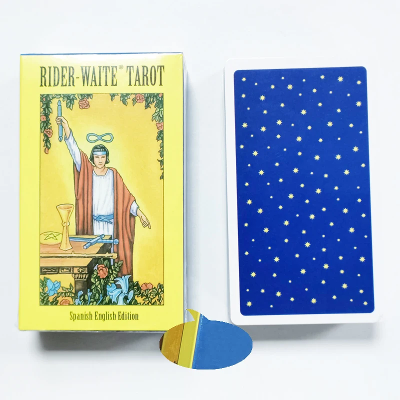 78Pcs The Rider Waite Tarot Card Divination Personal Use Tarot Deck English Spanish Version Oracles Deck for Girl Board Game - Image 7