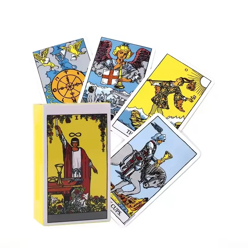 78Pcs The Rider Waite Tarot Card Divination Personal Use Tarot Deck English Spanish Version Oracles Deck for Girl Board Game - Image 4